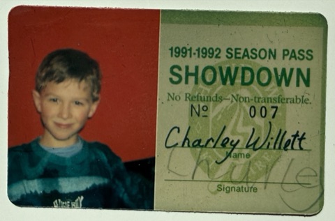 Charley Willett’s 1991-92 season pass