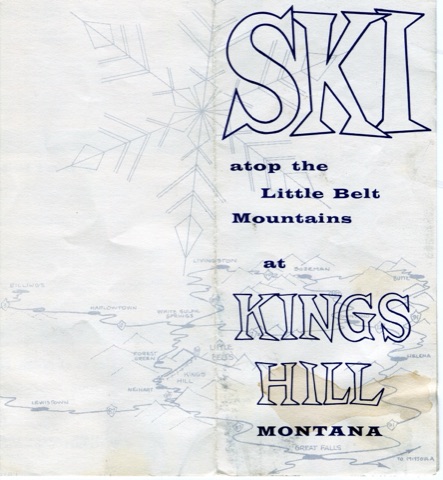 Kings Hill · Ski Lift, Inc. — the keyed trail map — page 1 of 5