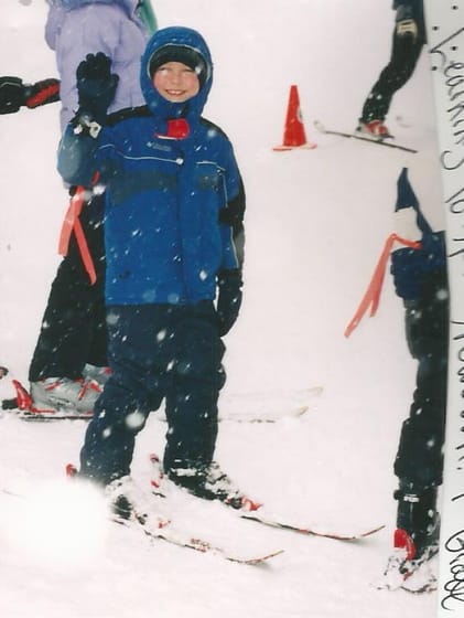 Nic Feisthamel,learning to ski,7yrs.2004
