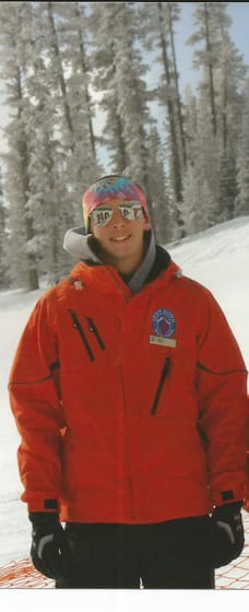Nic Feisthamel's 5th season as ski instructor at showdown. March 2015